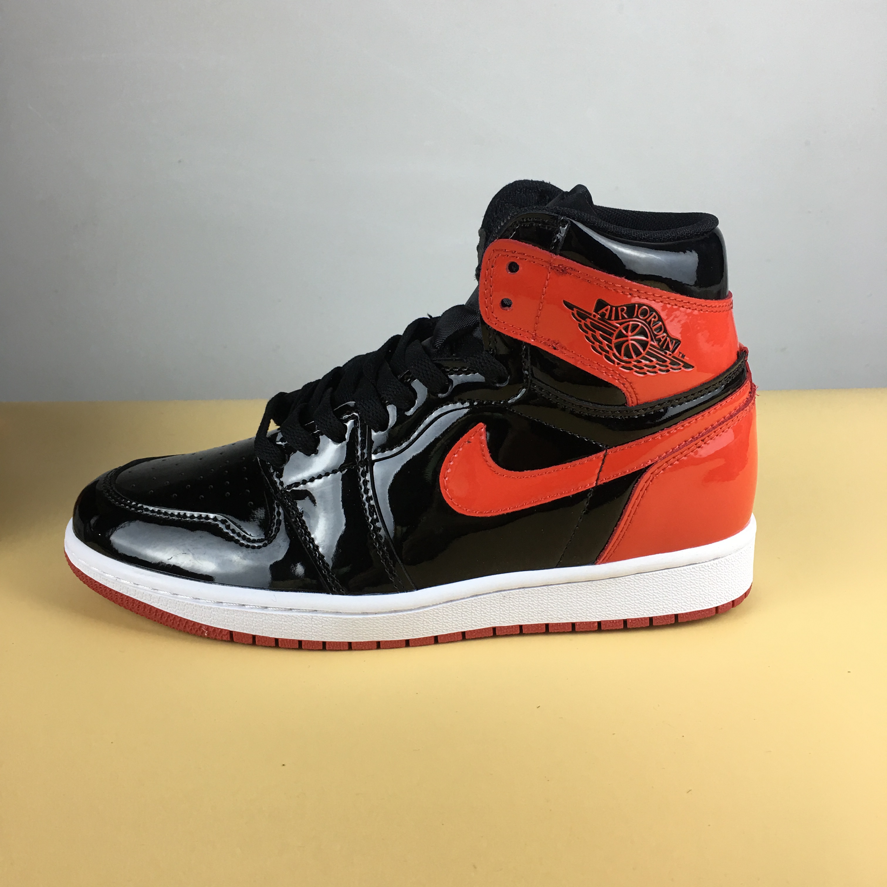 New Air Jordan Retro 1 High OG NRG Bred Shoes